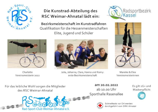 Bezirksmeisterschaft im Kunstradfahren