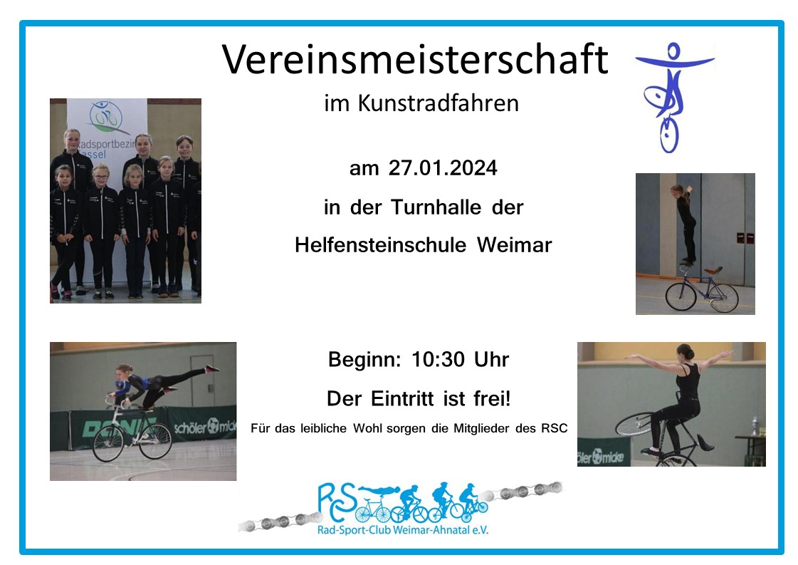 Vereinsmeisterschaft der Kunstradfahrer