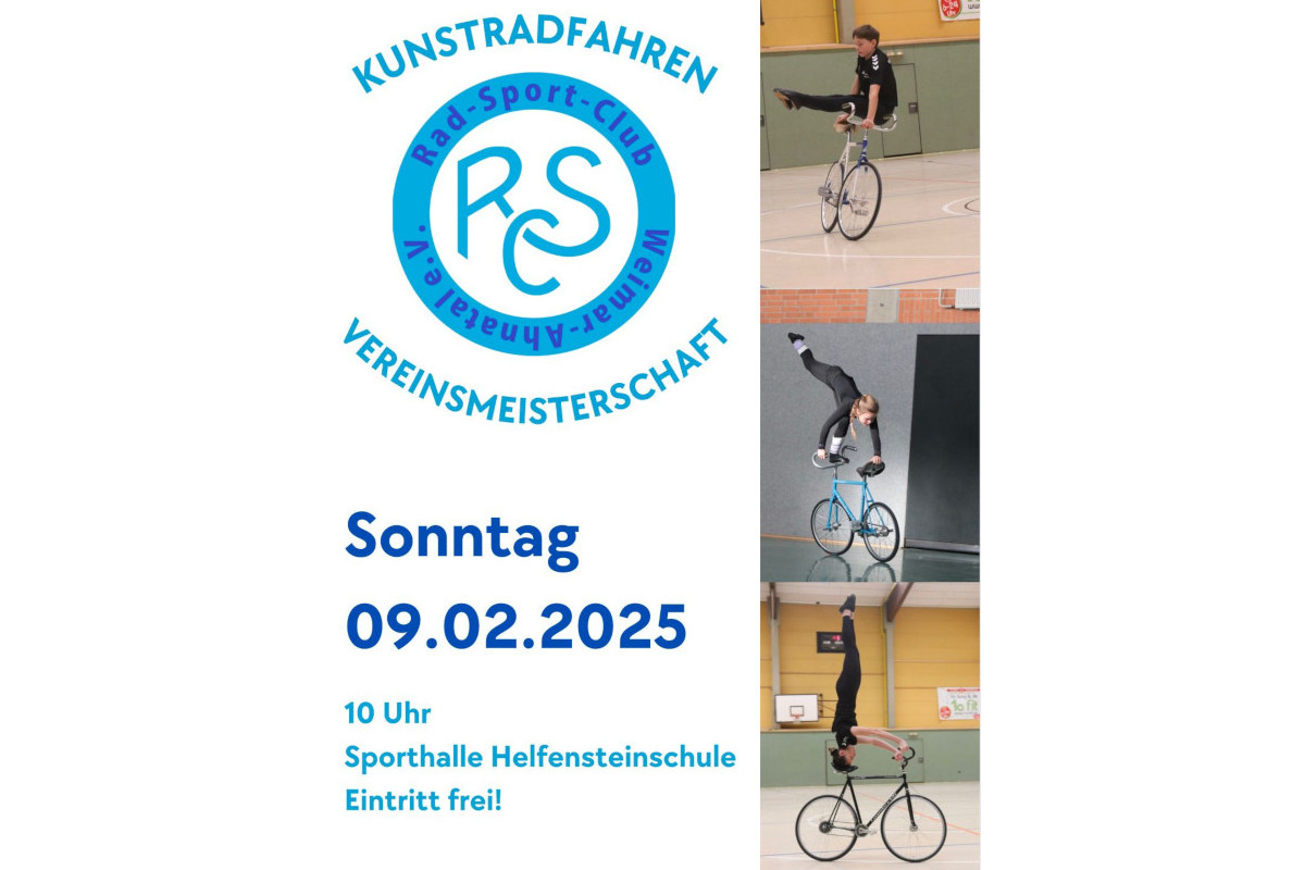 Vereinsmeisterschaft im Kunstradfahren