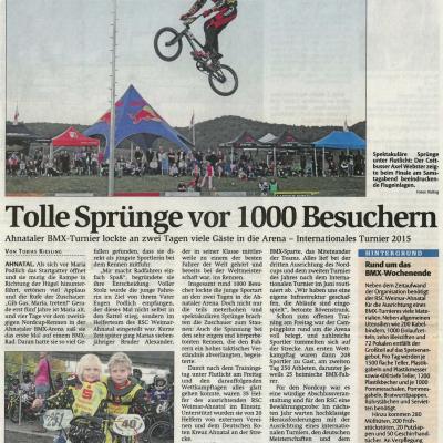 2015 Tolle Sprunge Vor 1000 Besuchern
